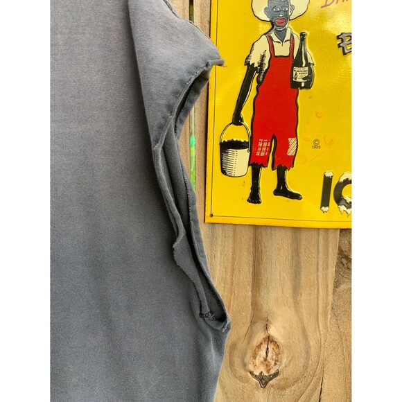 Vintage 90s Harley Davidson Stafford Texas Distressed Tank Top Size XL - Picture 7 of 7